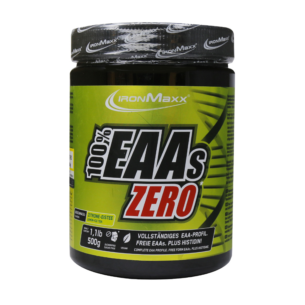 پودر ایی ای ای صد درصد زیرو 500 گرم آیرون مكس ا Iron Maxx 100% EAAs Zero Powder