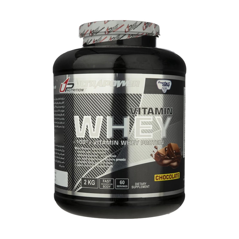 پودر وی پروتئین و پرمیکس ویتامین پگاه  2 کیلو گرم - شکلاتی ا Vitamin Whey Protein Pegah